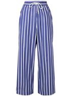 Max Mara Alarico Striped Trousers - Blue