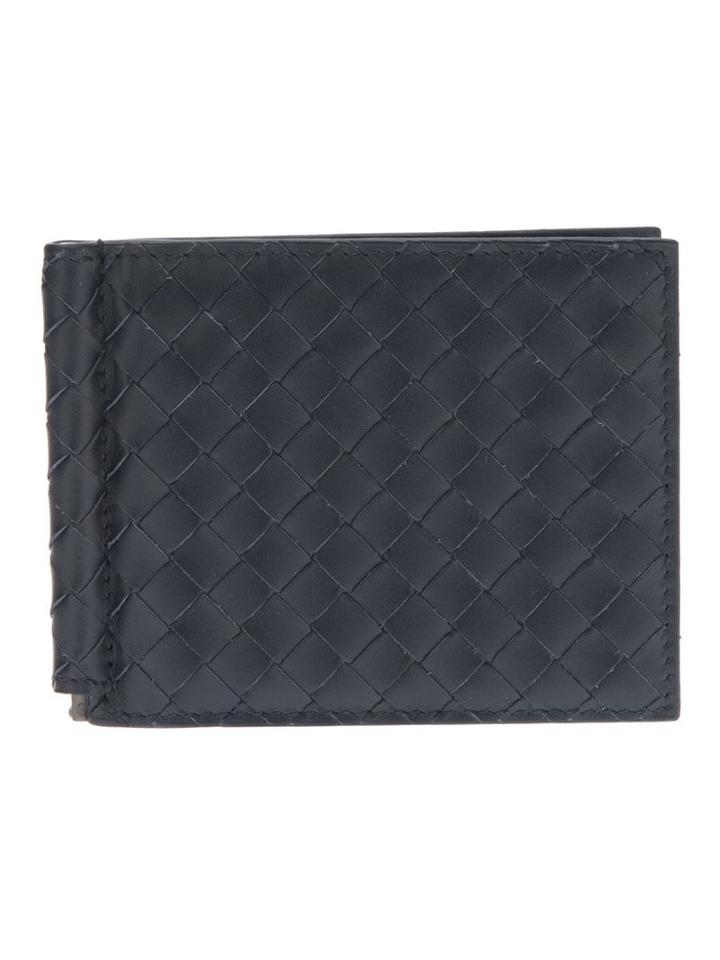 Bottega Veneta Light Tourmaline Bi-fold Wallet - Blue