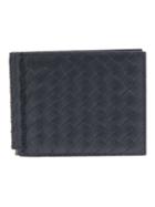 Bottega Veneta Light Tourmaline Bi-fold Wallet - Blue