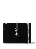 Saint Laurent Padded Cross Body Bag - Black