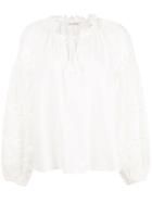 Ulla Johnson Crochet Insert Blouse - White