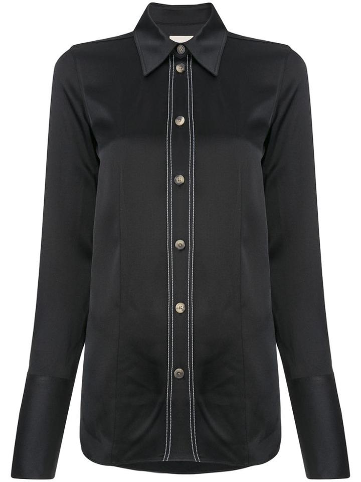 Khaite Plain Fitted Shirt - Black