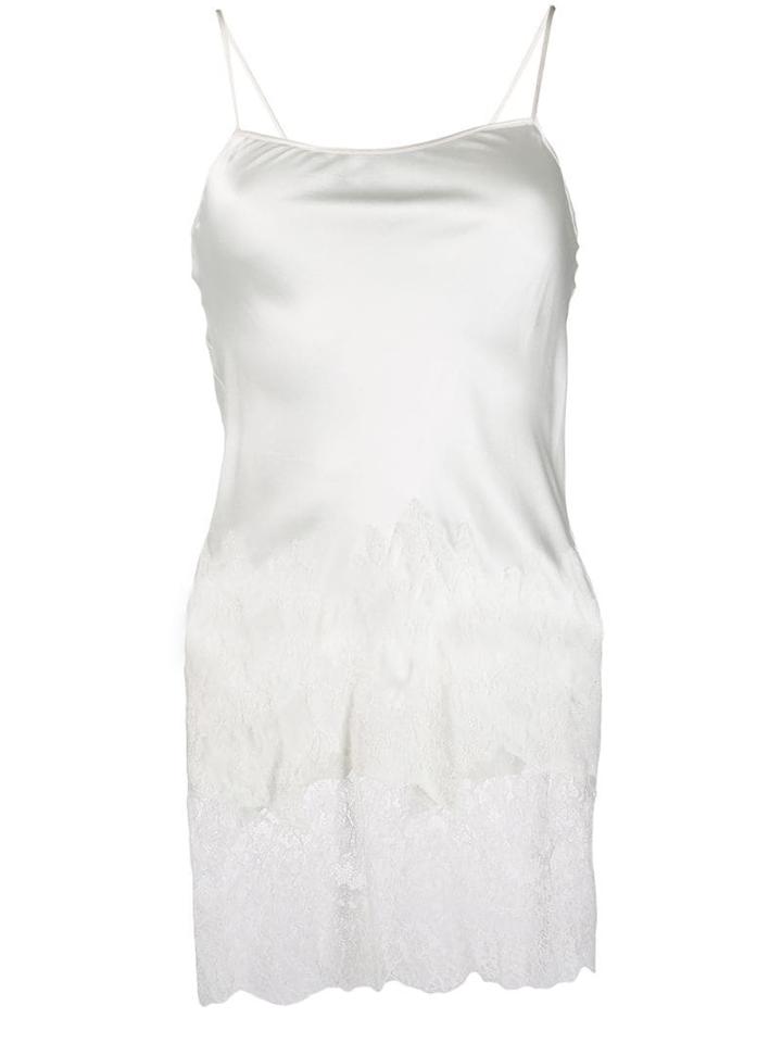 Ermanno Scervino Lace Trim Camisole - White