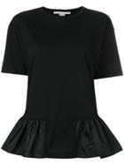 Stella Mccartney Ruffle Trim T-shirt - Black