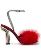 Marco De Vincenzo Red Feather 110 Sandals