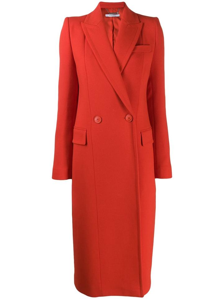 Givenchy Double-breasted Coat - Red