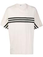 Y-3 Striped Short-sleeve T-shirt - Neutrals