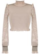 Andrea Bogosian Cropped Top - Neutrals