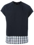 No21 Checked Hem T-shirt