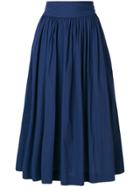 Woolrich A-line Midi Skirt - Blue