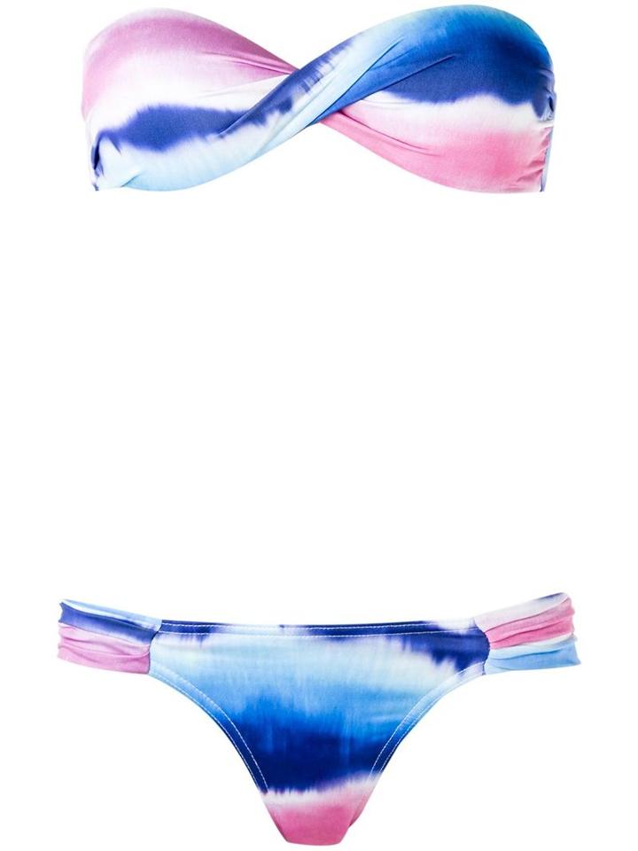 Sub Bandeau Bikini Set, Women's, Size: P, Pink/purple, Spandex/elastane/polyamide