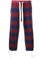 Facetasm Striped Track Pants - Red