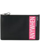 Valentino Valentino Garavani Coordinates Print Clutch - Black