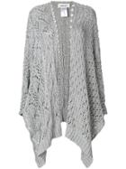 Circus Hotel Crochet Cape - Grey