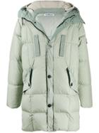Stone Island Quilted Down Parka - Green