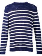 The Elder Statesman 'picasso' Striped Sailor Jumper