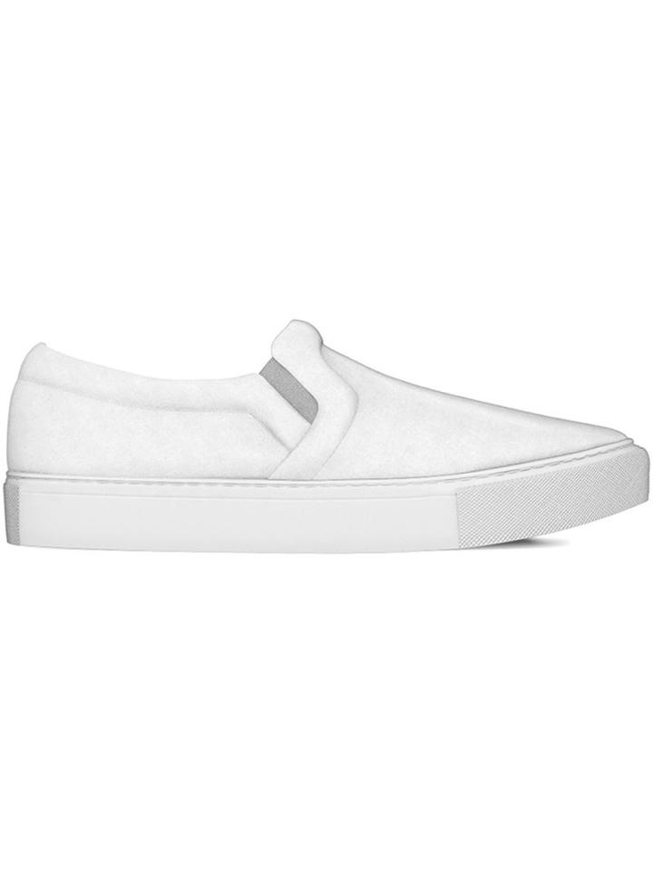 Myswear Maddox Slip-on Sneakers, Men's, Size: 43, White, Rubber/nappa Leather