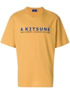 Maison Kitsuné Logo Patch T-shirt - Yellow & Orange