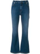 Vivetta Heart Embellished Kick Flare Jeans - Blue
