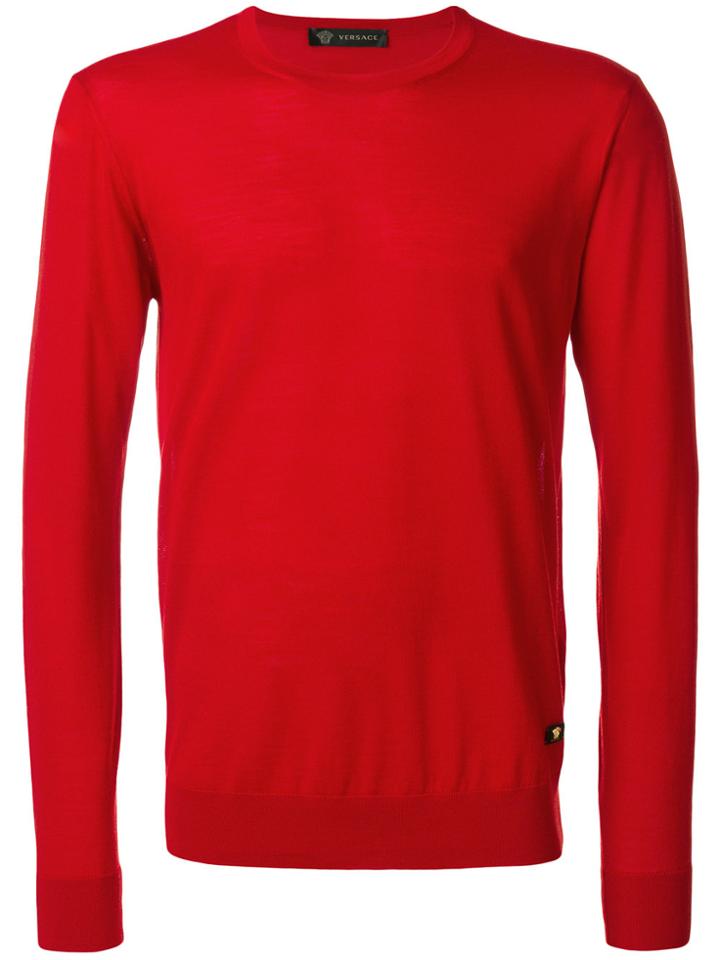 Versace Slim-fit Jumper - Red