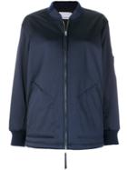 T By Alexander Wang Oversized Bomber Jacket - Blue