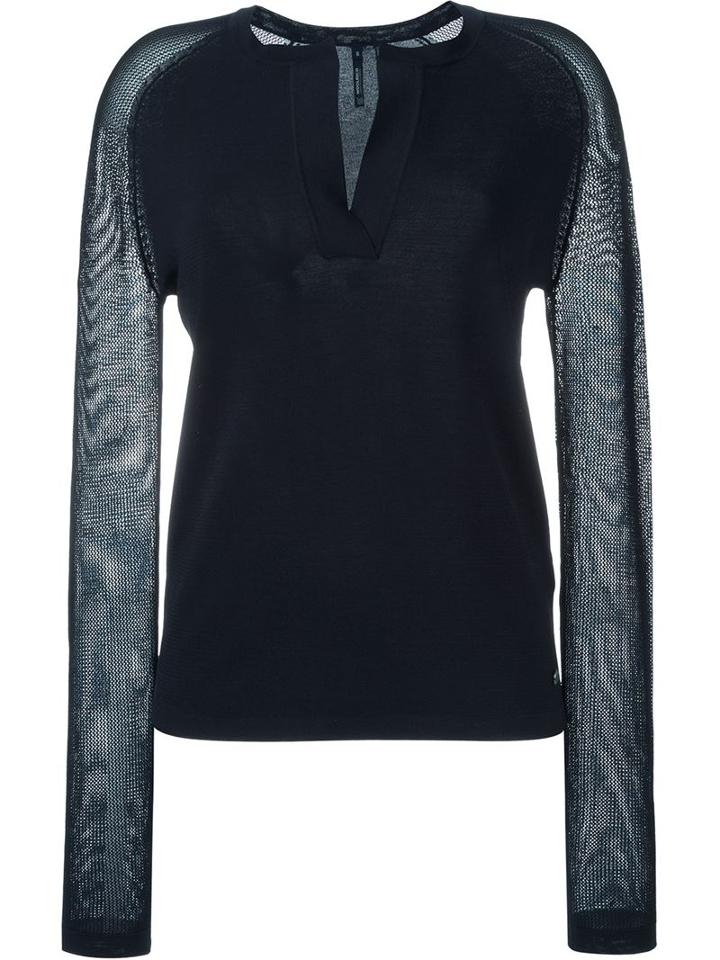Woolrich V Neck Knit Top