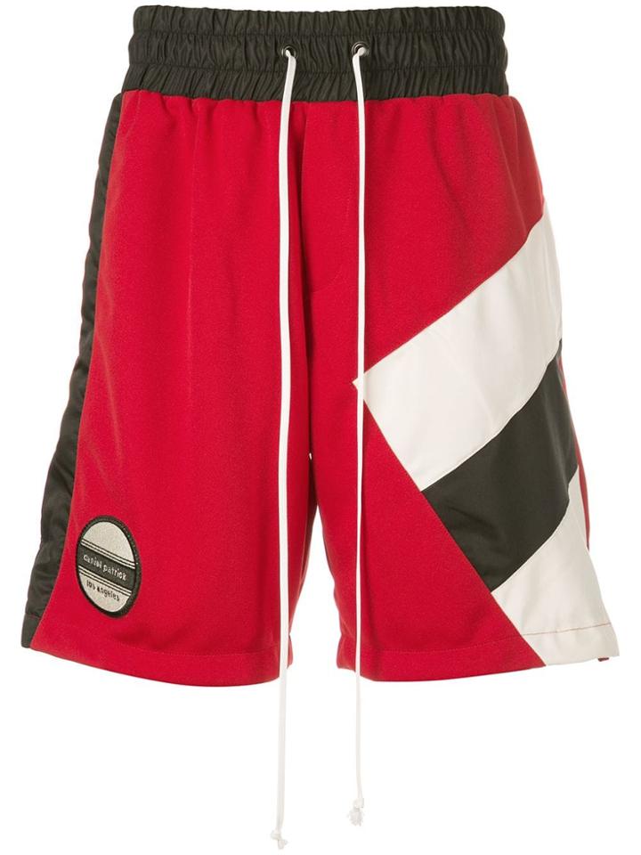 Daniel Patrick La Track Shorts - Red