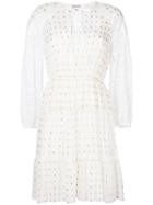 Temperley London Wondering Lace-detail Dress - White
