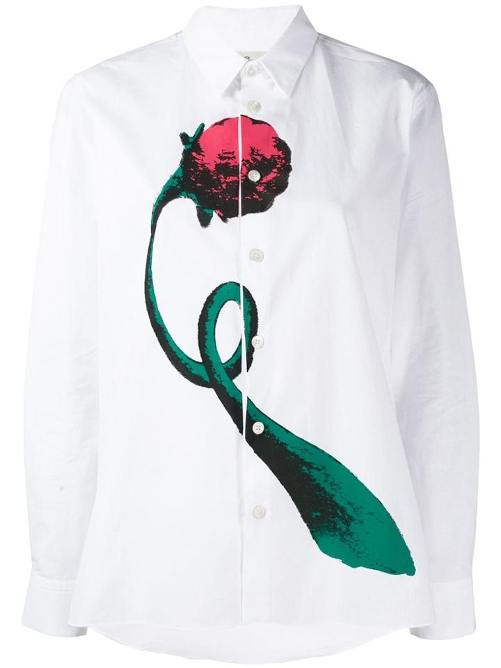 Marni Printed Flower Shirt - White