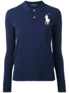 Large Logo Polo Shirt - Women - Cotton - M, Blue, Cotton, Polo Ralph Lauren