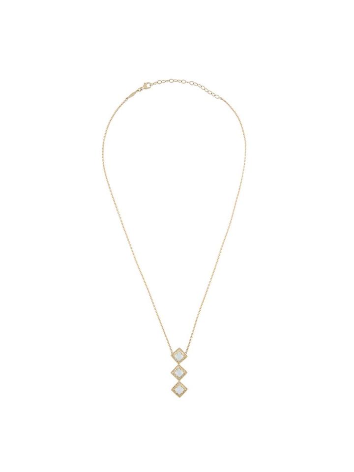 Jacquie Aiche 'triple Square' Necklace - Multicolour