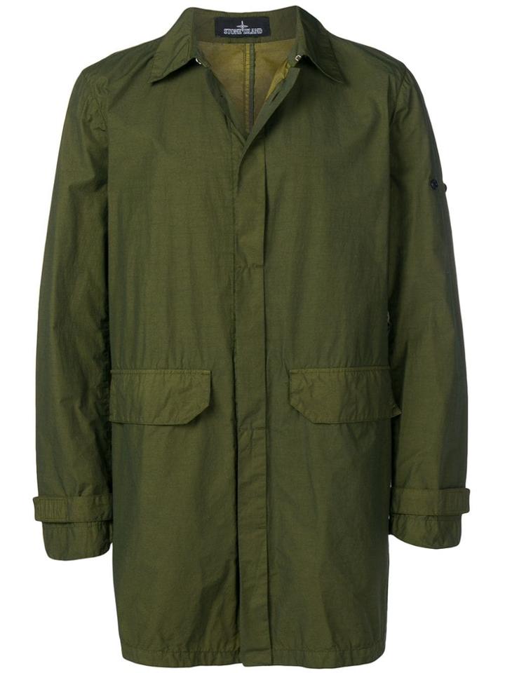 Stone Island Shadow Project Lightweight Military Jacket - Green