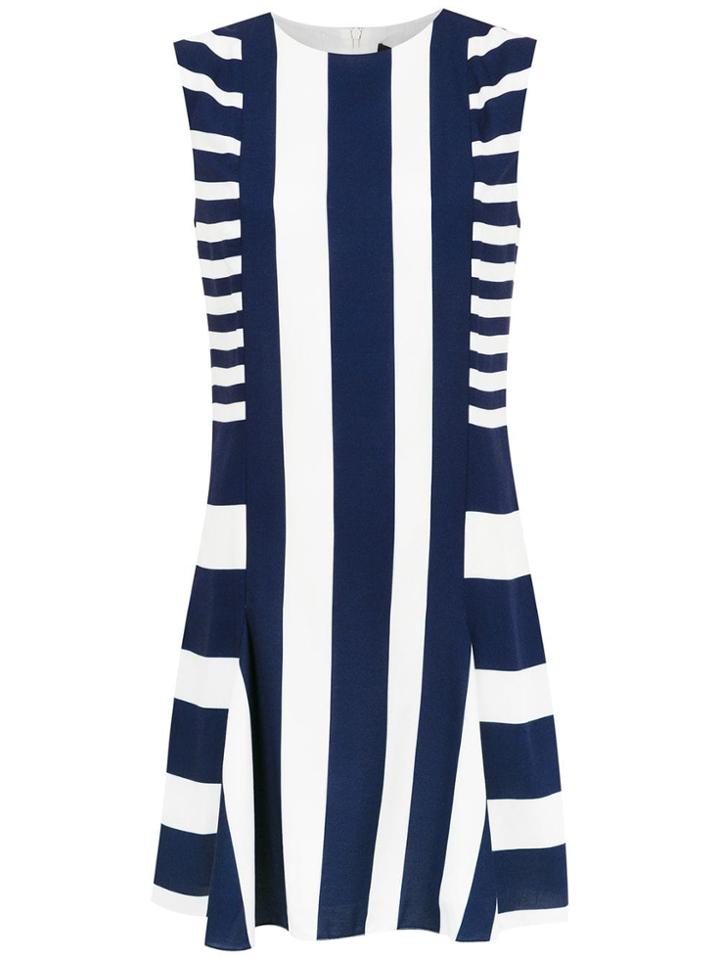 Gloria Coelho Striped Dress - Blue