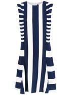 Gloria Coelho Striped Dress - Blue