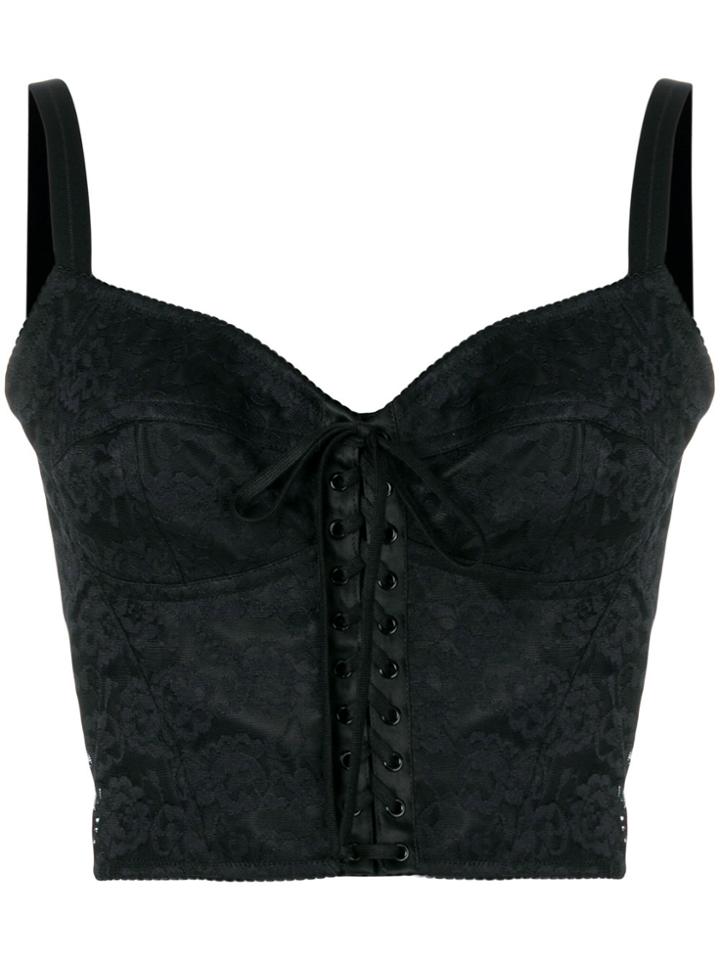 Dolce & Gabbana Lace Corset - Black
