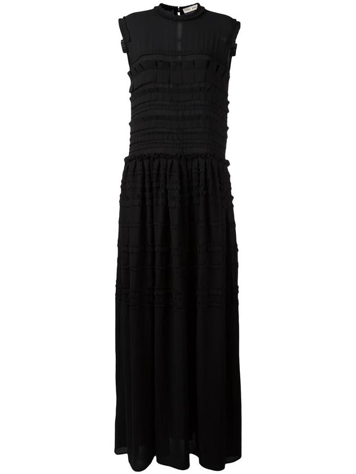 Veronique Branquinho Shortsleeved Dress, Women's, Size: 40, Black, Polyester