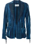 Greg Lauren 'antique Striped Indigo Tux' Jacket