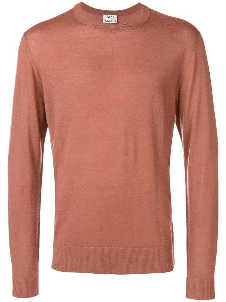 Acne Studios Crew Neck Jumper - Orange
