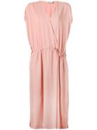 Jil Sander Wrap Dress, Women's, Size: 34, Pink/purple, Viscose/silk