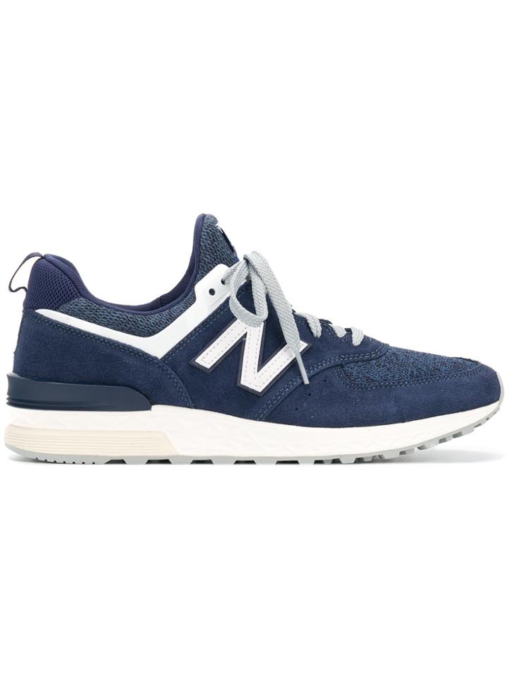 New Balance Panel Detailed Sneakers - Blue