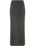 Jil Sander Vintage Straight Midi Skirt - Green