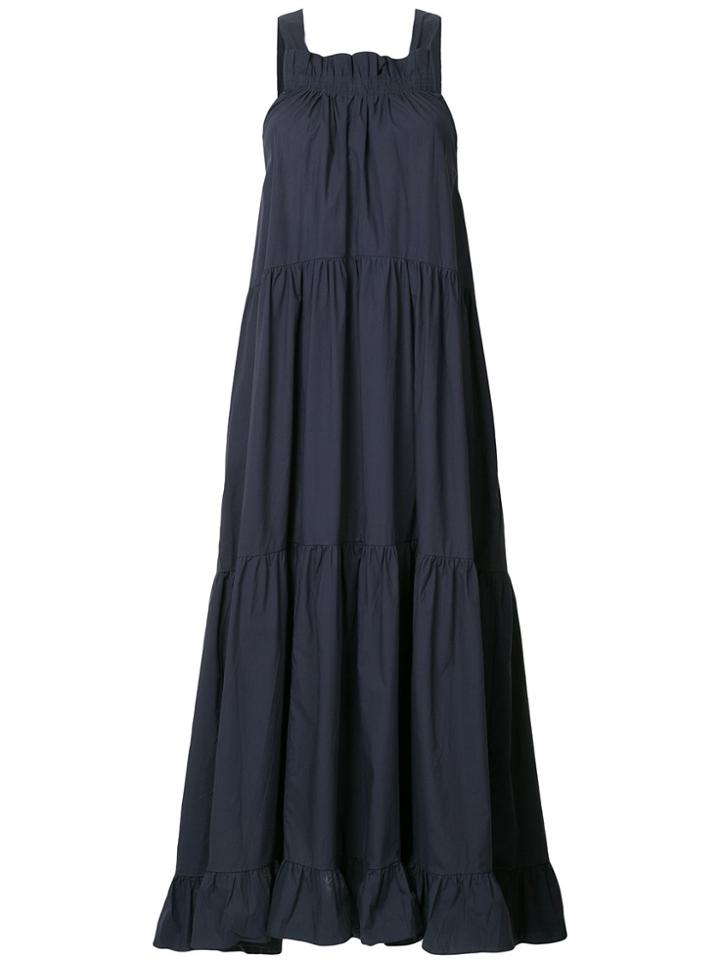 Lee Mathews Davis Halter Dress - Blue
