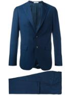 Boglioli Dinner Suit, Men's, Size: 48, Blue, Wool/acetate/cupro