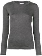 Brunello Cucinelli Long-sleeve Fitted Sweater - Grey