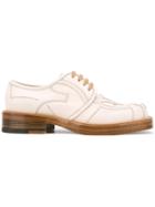 Walter Van Beirendonck Seaming Detail Derbies - White