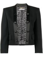 Givenchy Cropped Tuxedo Jacket - Black