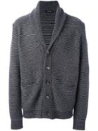 Ermenegildo Zegna Woven Relaxed Cardigan, Men's, Size: 52, Grey, Cashmere