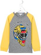 Little Marc Jacobs Tiger Helmet Print Sweatshirt, Boy's, Size: 6 Yrs, Grey