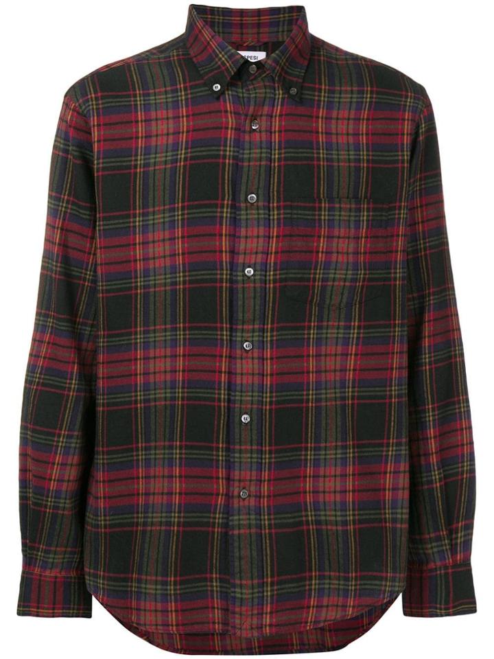 Aspesi Checked Shirt - Black