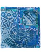 Etro Indian Print Scarf - Blue